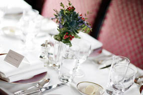The Royal Scotsman: Table setting