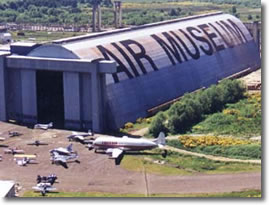 The Oregon Coast Crawler: Site for our BBQ dinner and visit to the Air Museum